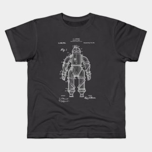 Vintage Scuba Diving Suit 1915 Kids T-Shirt